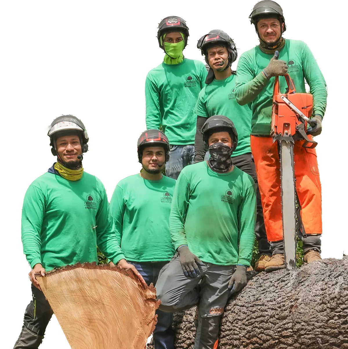 The Medrano's Tree Service crew